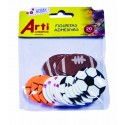 FIGURITAS ADHESIVAS ARTI - PELOTAS DEPOR X 20 UND