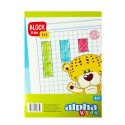 BLOCK ALPHA KIDS A4 PERFORADO 50 HJ-1X1