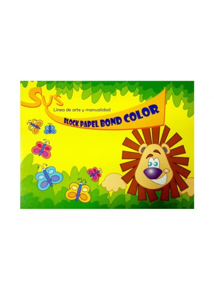 BLOCK PAPEL BOND COLOR